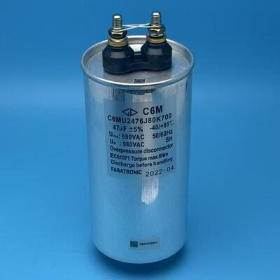 原装法拉C6MU2476J80K70047UF690V/980VC6M交流滤波电容