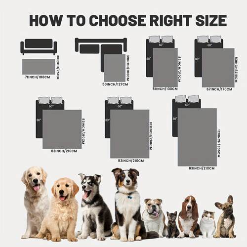 Dog Mattress Cover for Beds防水防滑宠物床垫沙发保护罩