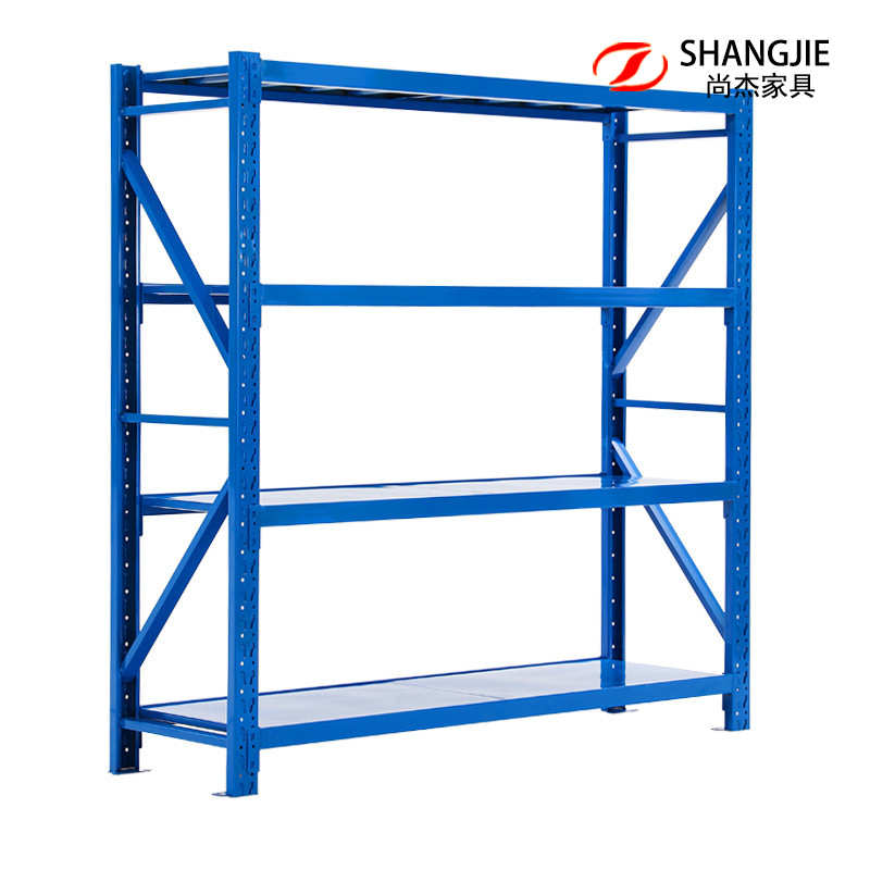 仓库货架仓储展示架轻型置物架储物架家用多层中型货架重型铁架子