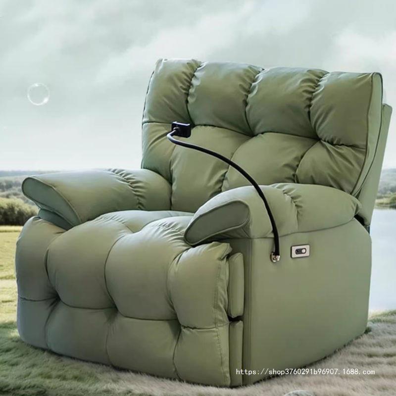 太空头等功能网红动云朵摇椅客厅旋多电转单191295躺椅懒人休闲人