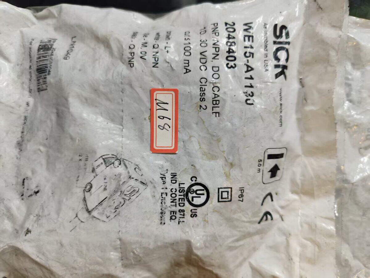 6月10日无锡【M68】单位淘汰清理处置SICK传感器拆机1台网络拍卖公告