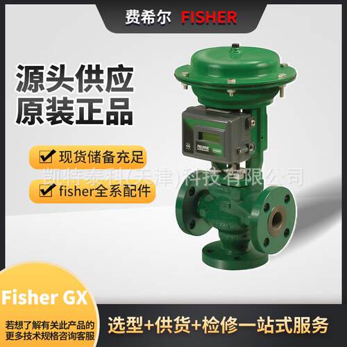 Fisher GX三通控制阀和执行机构原装费希尔配件零部件ES ET控制阀