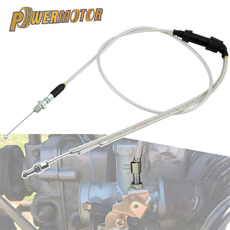 越野机车改装加速泵化油器一托 托二Y型双油门线 线拉索拉线 线12