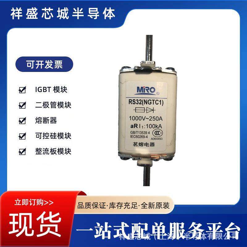 MRO保险丝保险管熔芯RGS4 aR 690V/50A量大优惠现货包邮