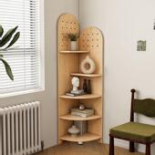 圆弧角柜493转角拐角边柜柜置物柜边三角柜落角置物架墙角柜展示