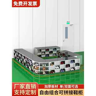 不锈钢鞋 柜净化工厂多层无门格子单双面鞋 凳车间更鞋 定制 柜员工鞋
