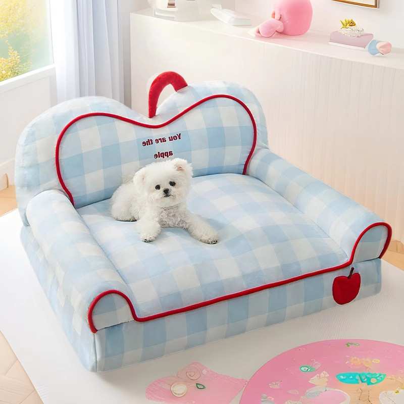 夏天狗窝沙发可拆洗泰迪柯基中型犬宠物垫子睡垫公主猫床厂家批发
