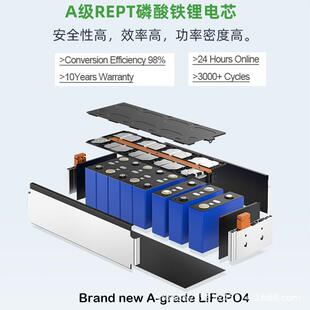 光伏太阳能发电1系统220V10控V3KWinve家用整套携户储能外逆一体