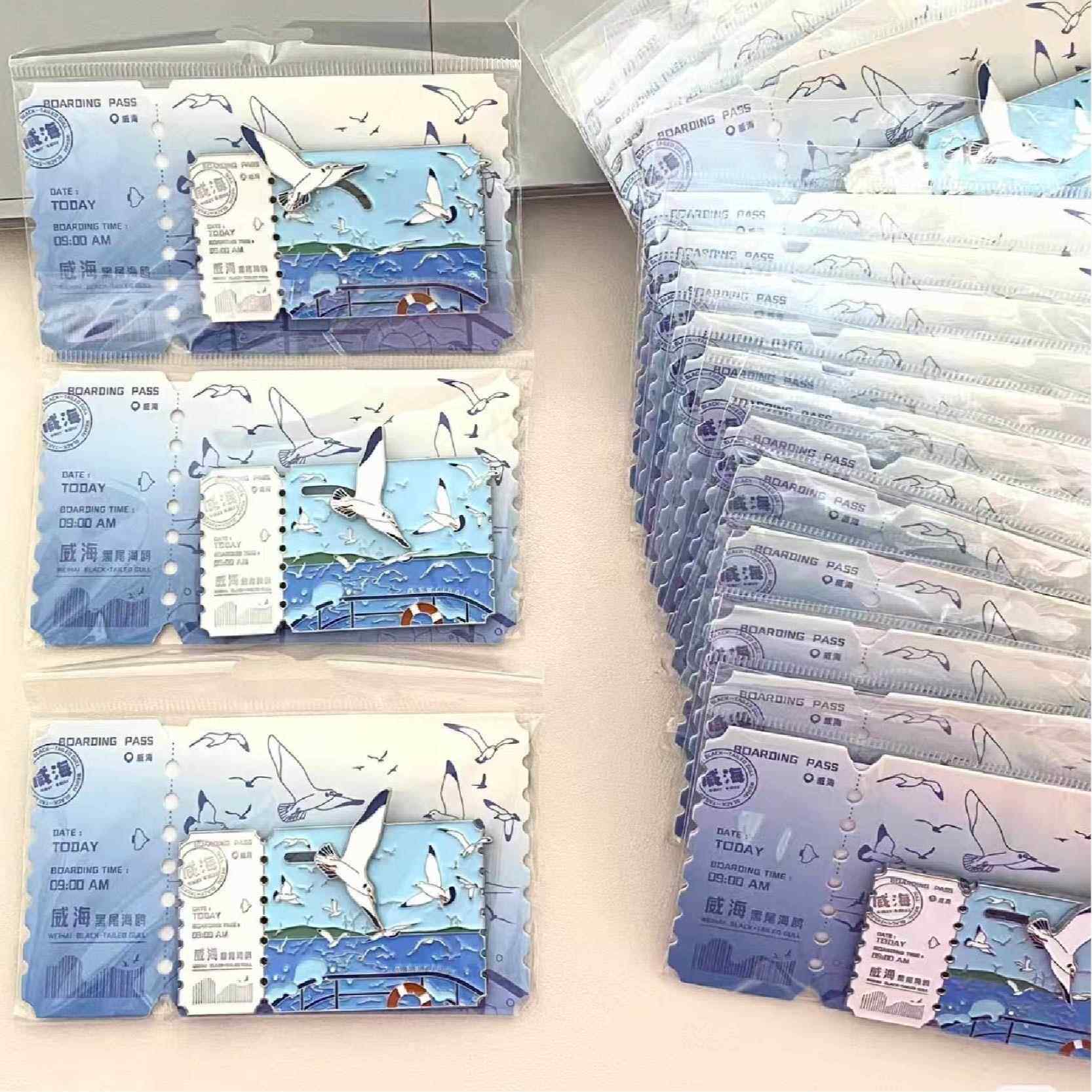 威海冰箱贴布鲁威斯火炬八街金属磁吸旅游纪念品文创