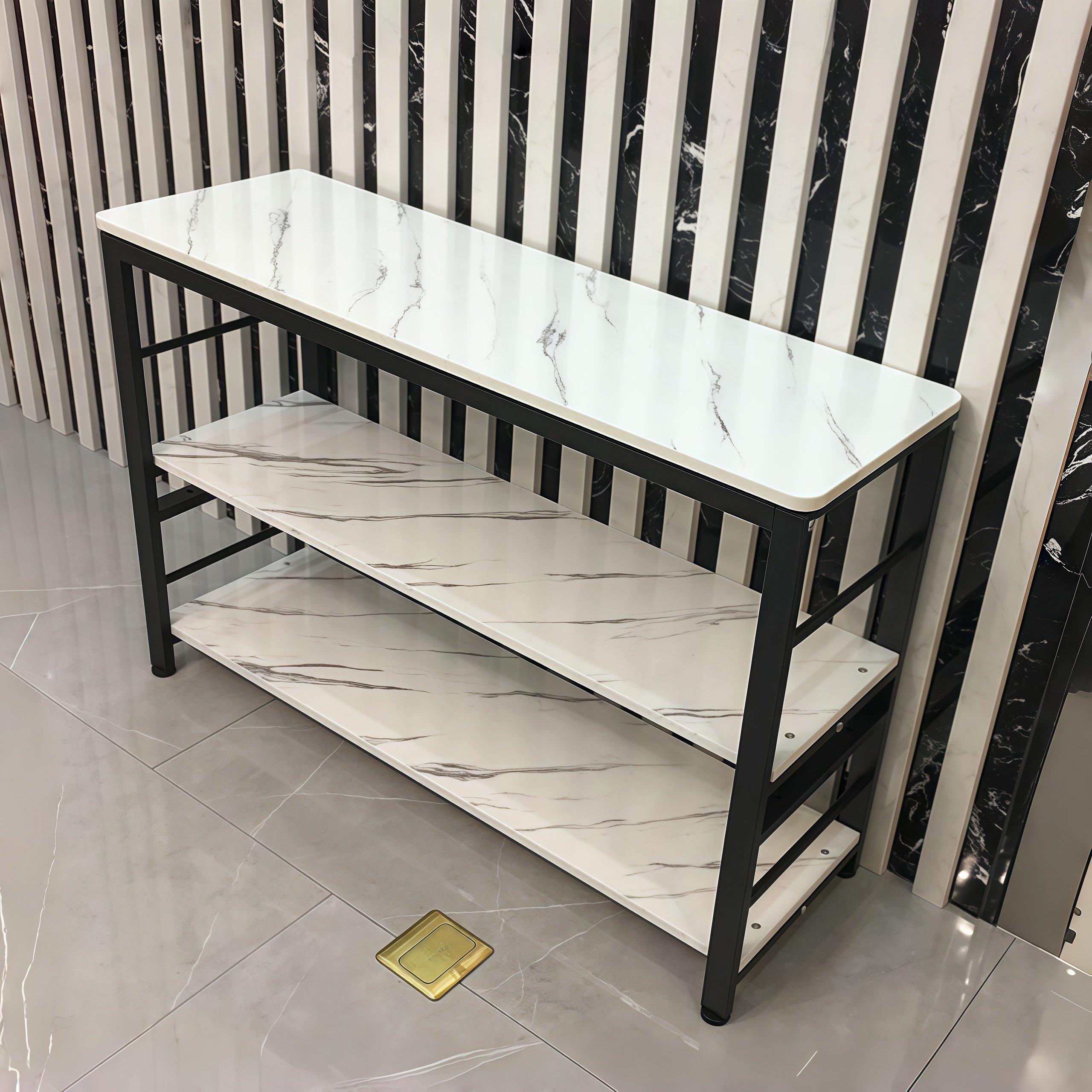 厨房桌子切菜桌多功能长桌简易多层工作台置物架家用长方形窄边柜