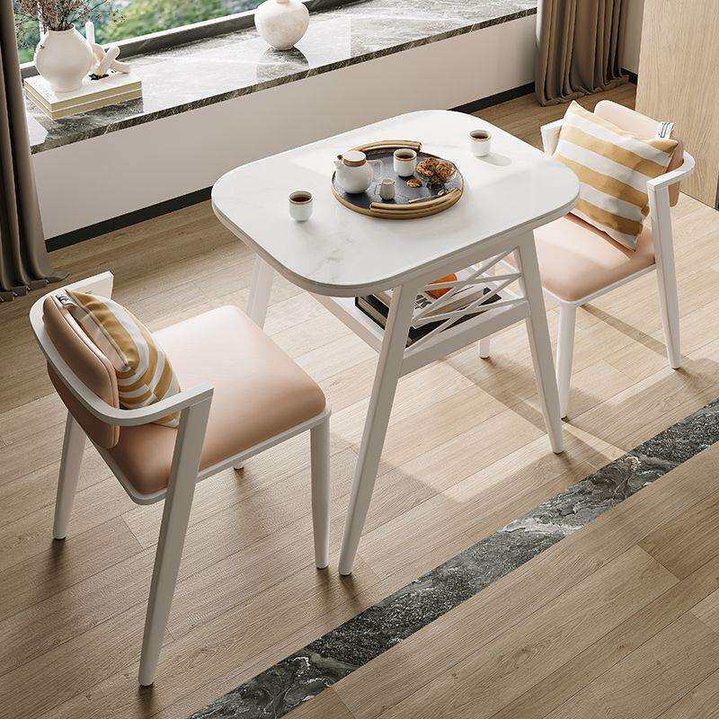 岩板阳台茶桌椅组合小户型家用小茶台带电磁炉茶桌办公接待茶台桌