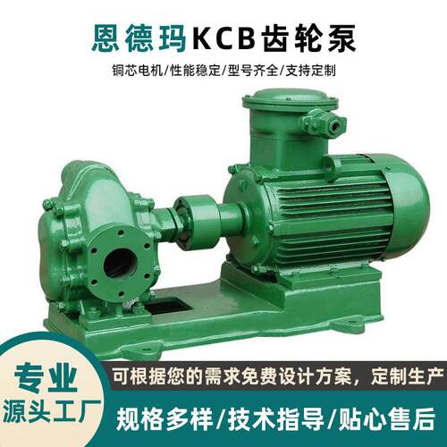 KCB齿轮泵柴油润滑机油泵不锈钢高压自吸抽电动抽油设备