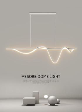 餐厅IFF吊灯现简约大气2代025年新款饭厅灯柜极卧简室房间灯吧台