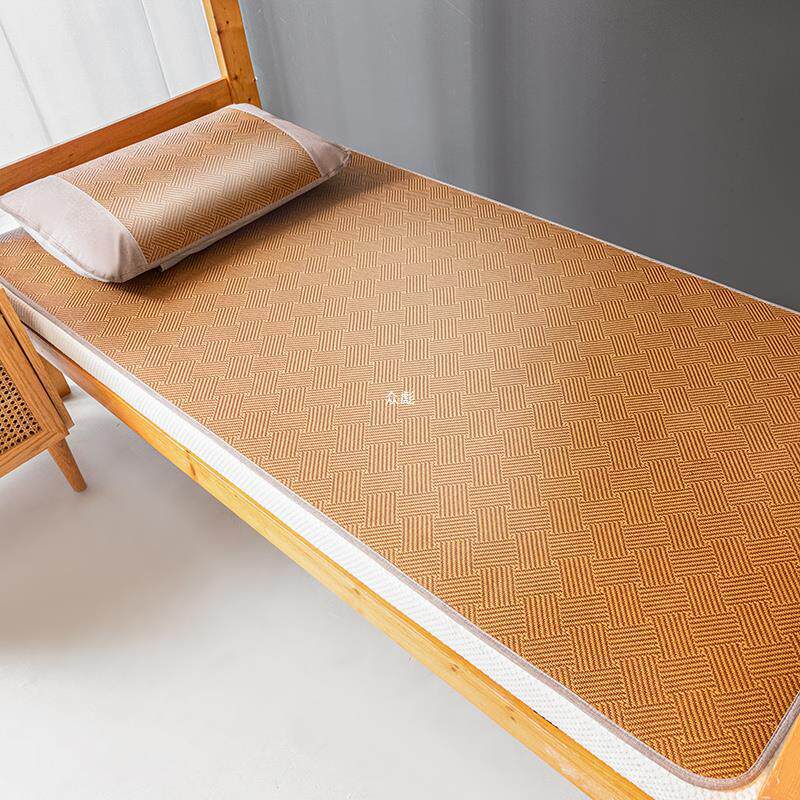 子凉席竹夏季2025丝软席冰席可折叠草席单人藤藤编新款席学生宿舍