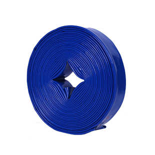 蓝水带PVC涤纶农业用高压水带软管园林水管农田灌溉排水带