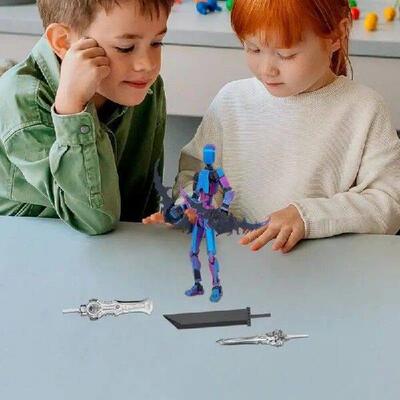3D Printed Movable Robot Multi Joint Movable Robot