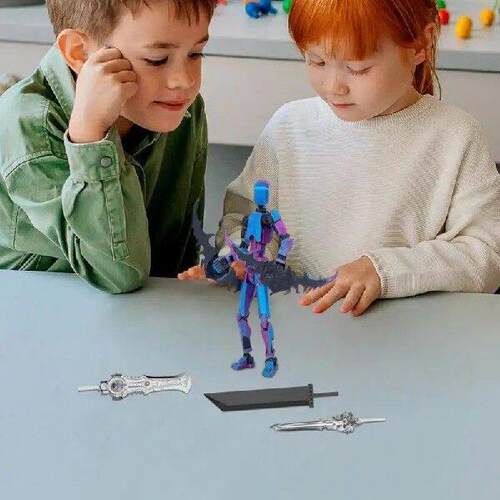 3D Printed Movable Robot Multi Joint Movable Robot