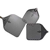 12寸14寸方形披萨铲硬膜冲孔接驳加长80cm合金手柄披萨翻转铲家用