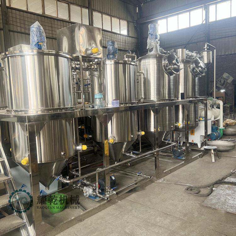 棉籽油压榨精炼设备每天一吨炼油设备新疆胡麻油深提炼机器设备