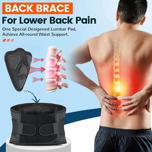Breathable Waist Support Back Brace Lower Back Pain Lumbar S