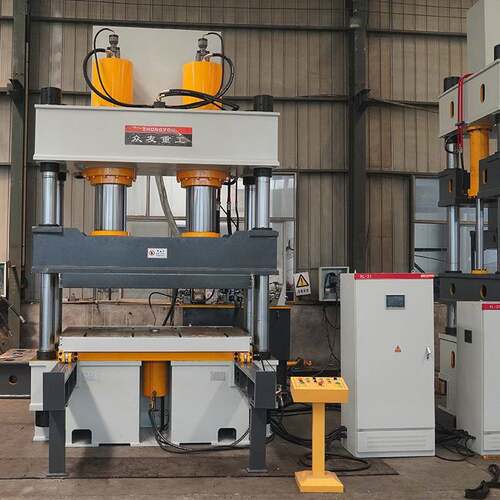 500吨石英石水槽液压机SMC BMC水槽模压成型压力机600T四柱油压机