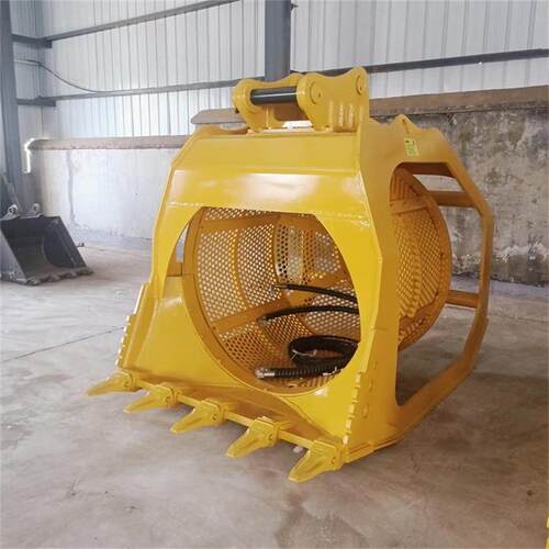 挖机多功能2HH-220100破碎筛分旋斗 矿用理清设备转液压吨滚筒筛