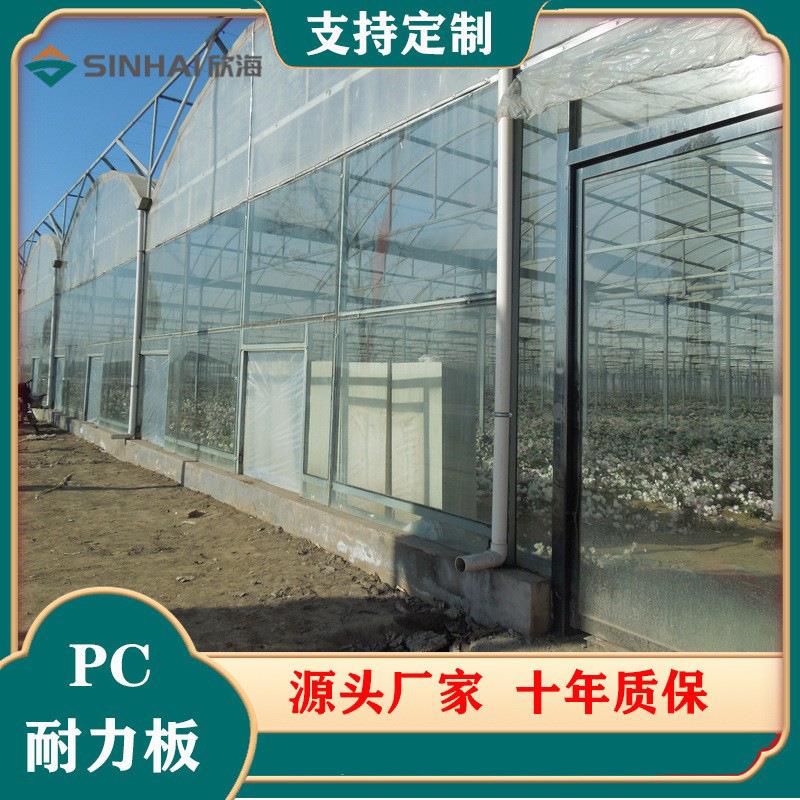 厂家供应pc耐力板透明聚碳酸酯板mm阳光房采光板户外顶棚阳光板