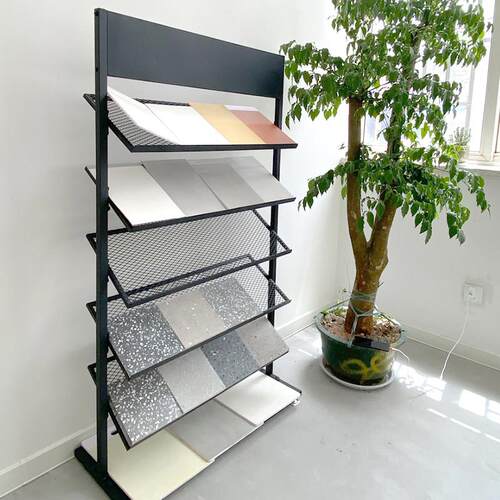 样品整体橱柜木门展示架石材铝扣板玻璃瓷砖色卡石英石木地板展架