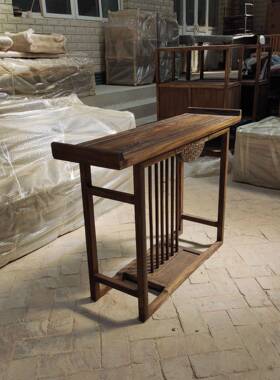 新款实玄关台门供厅桌景香案新中RTB式客厅条案端木台玄关柜轻奢