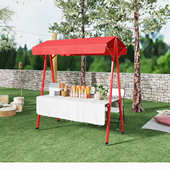 地摊摆摊展示架集市摊位市集网红夜市可折叠花车户外促销 移动架子