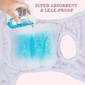 Physiological Diapers Pants Cute Print Washable Cartoon Dog