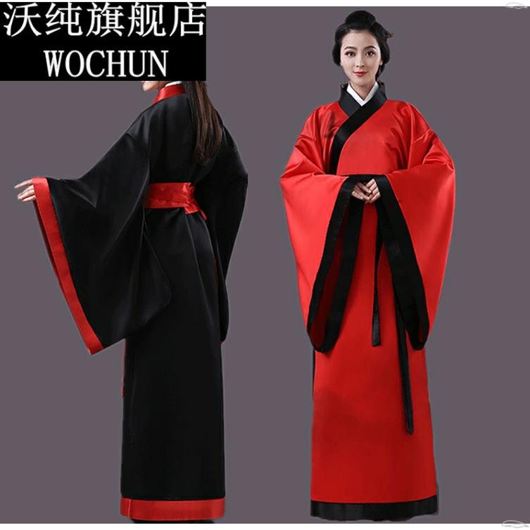 古装祭祖汉服男女成人礼仪服装国学班教书先生弟子规孔子学院服装图片