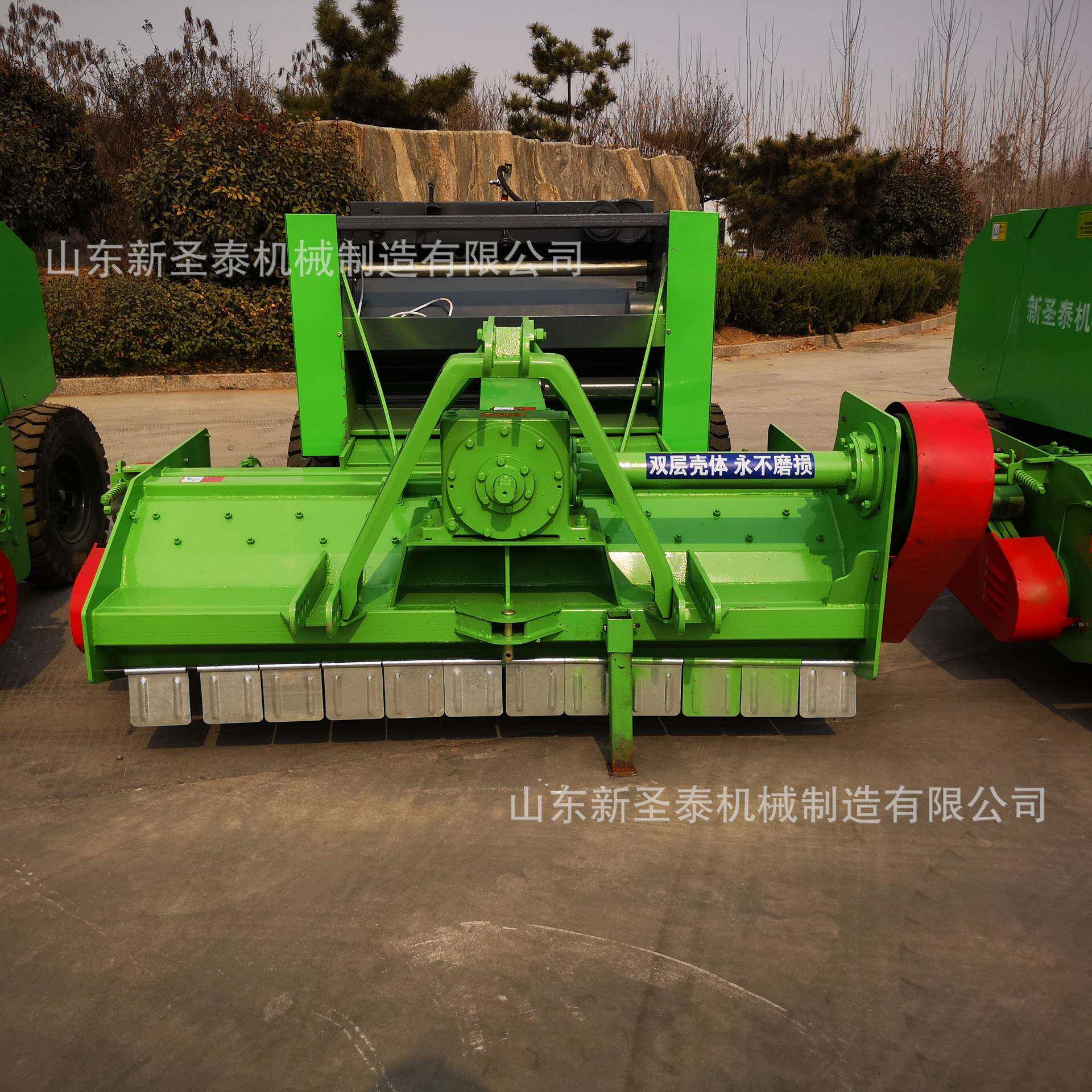 牌1800粉碎收割打捆一体机拖拉机带背负式棉花杆打包机