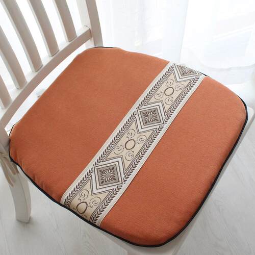 坐垫餐椅垫加厚防滑椅子座垫四季通用马蹄形凳子垫简约现代可拆洗