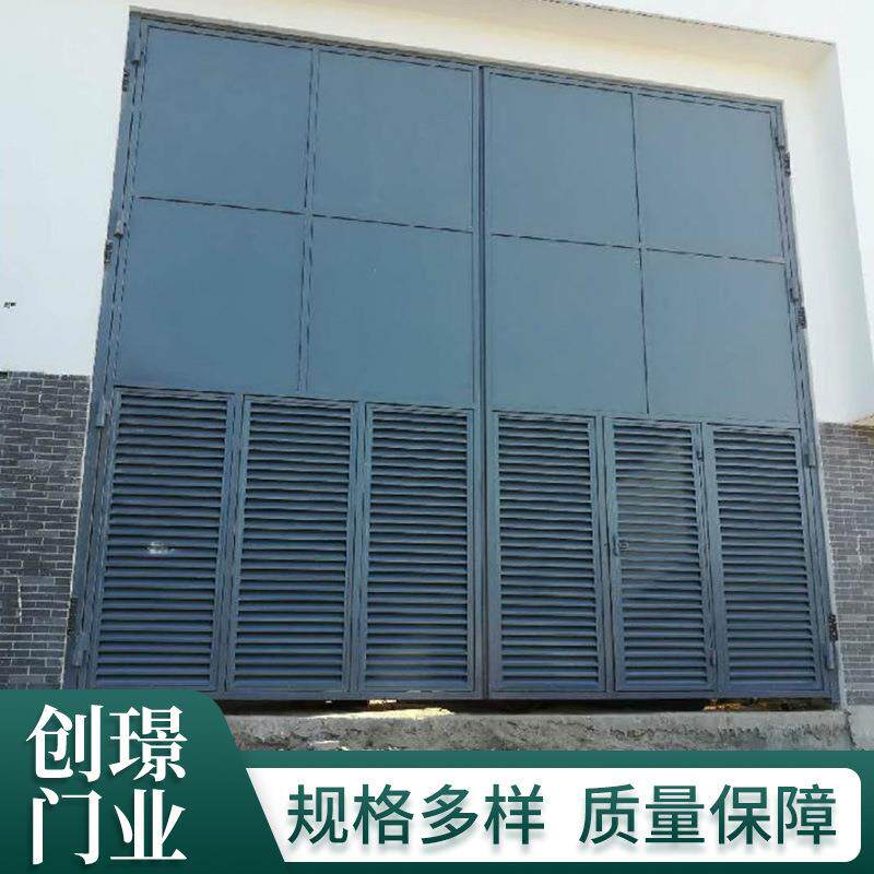 现货供应变压器室门配电房百叶门特种门窗平开门钢制变压器室门