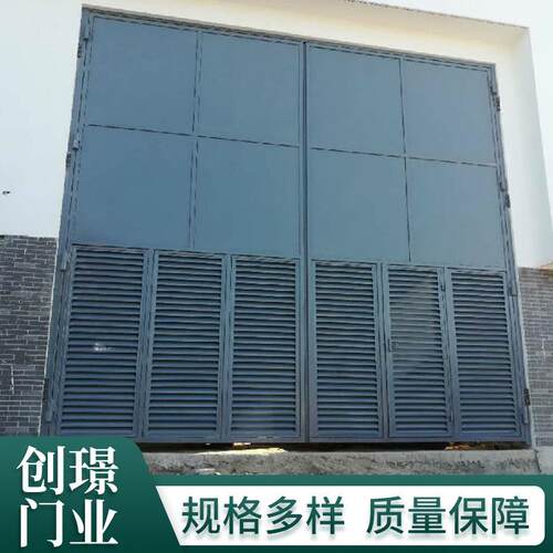 现货供应变压器室门配电房百叶门特种门窗平开门钢制变压器室门