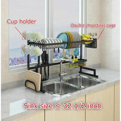 dish drying rack  kitchen organizer 升级款水槽沥水架洗碗槽