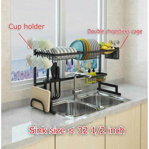 dish drying rack  kitchen organizer 升级款水槽沥水架洗碗槽