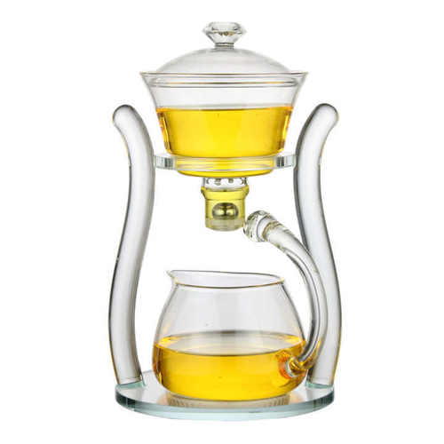 半自动茶杯套装泡茶网磁茶具吸玻璃杯红宫灯茶具玻璃功夫玻璃茶器