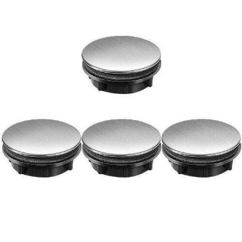 4 Pcs Sink Hole Cover Stainless Steel Faucet Accessories