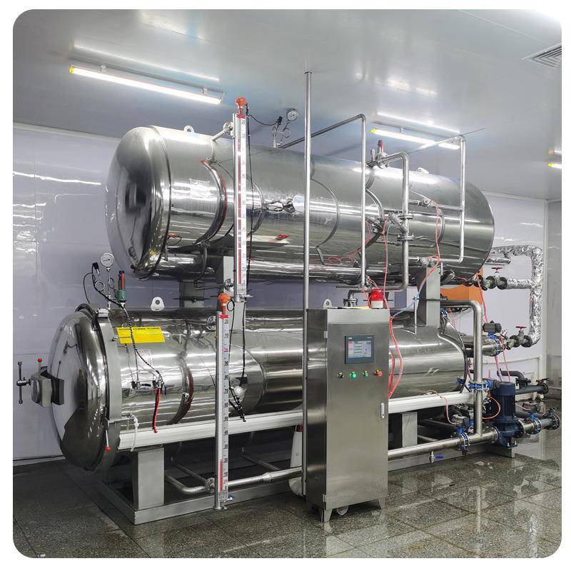 全自动粽子高温杀菌锅食品蒸煮杀菌加工成套设备肉类灭菌设备