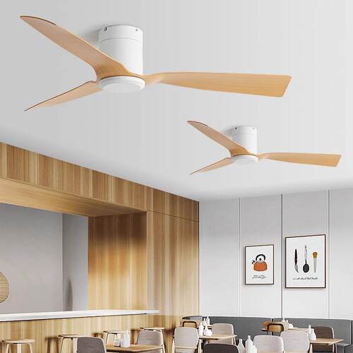 简约家用餐厅卧室美式复古商用吸顶电风扇2025新款大风力工业吊扇