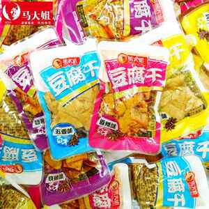 马大姐豆干五香烧烤鸡汁麻辣味散装独立小包装豆制品办公室零食