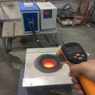 爆款中频感应加热熔炼炉小型金属熔铝炉易拉罐废品融化电炉设备