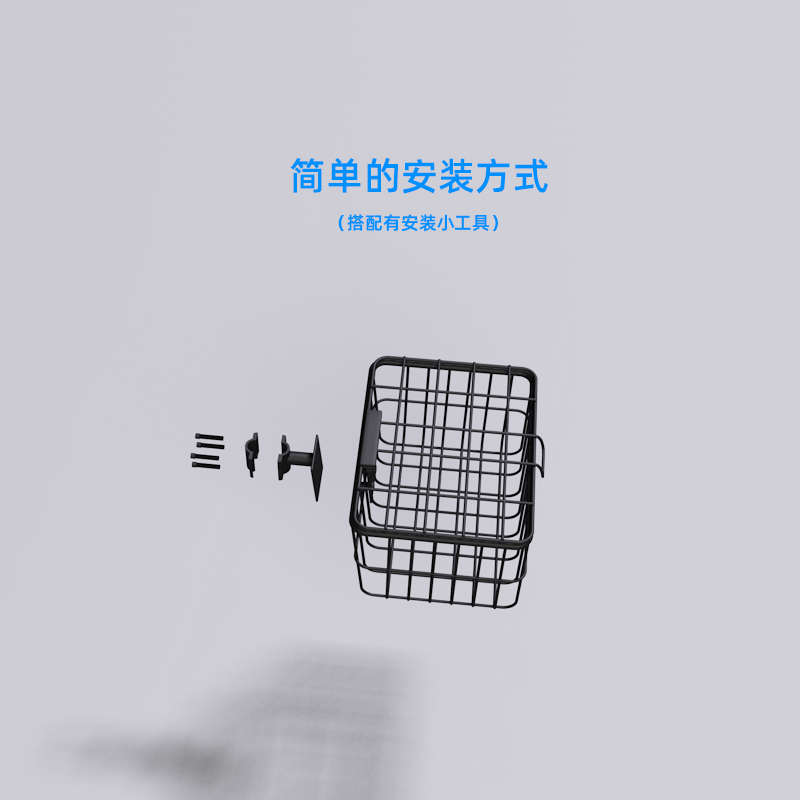 车筐 Bremer电动滑板车专用车筐  有盖车筐