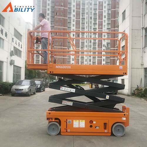 厂家定制空作业平台车载移动电动全自行式升降平台小型升降机