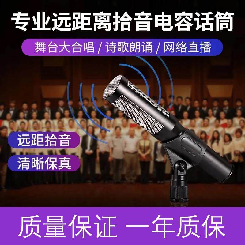 靓韵 TM-82靓韵TM82 大合唱话筒 舞台演出主持专业有线电容麦克风