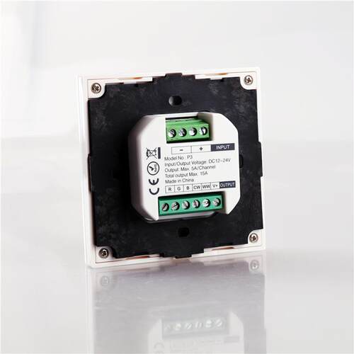 milight 2.4G智能触摸 rgbw灯带灯条 86型壁式面板灯具调光控制器