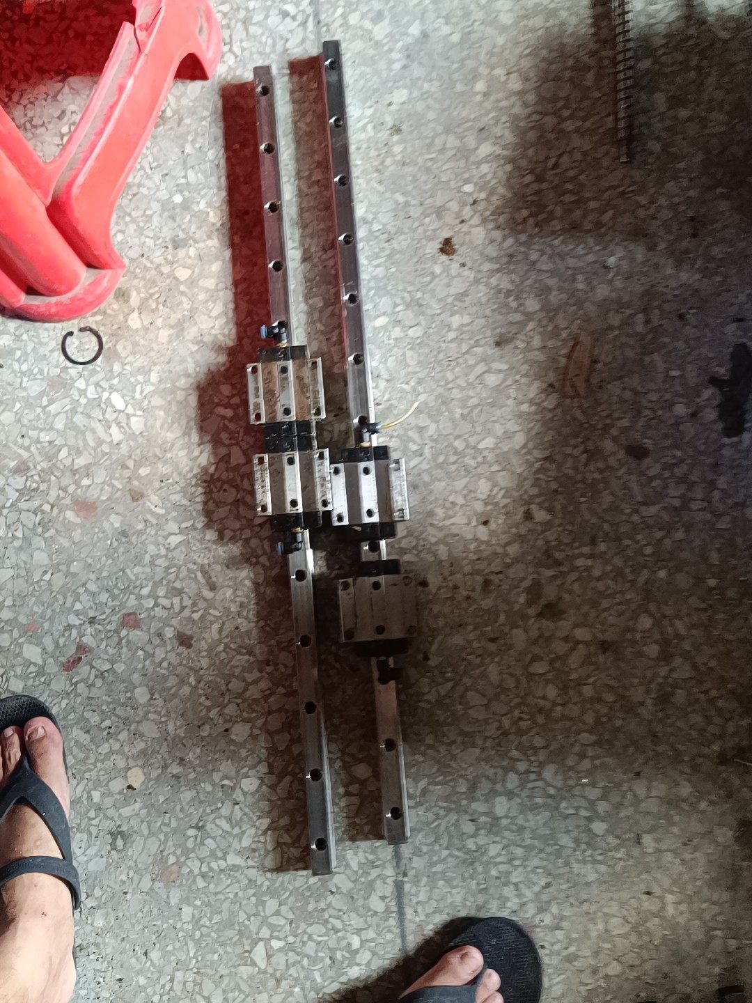 力士乐25法兰导轨滑块长950一轨两滑块