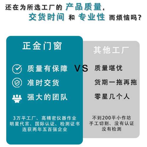 出口断桥铝门窗大玻璃铝合金隔音隔热平开窗具有CE AS NFRC认证